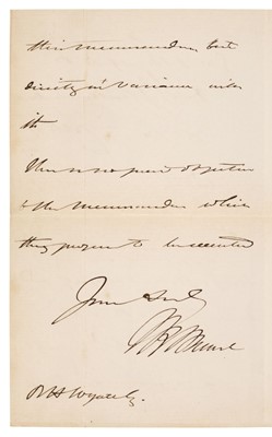 Lot 325 - Brunel (Isambard Kingdom, 1806-1859). Autograph Letter Signed, 'I. K. Brunel', 17 October 1857