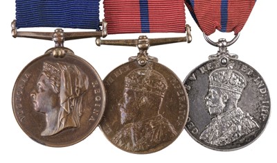 Lot 278 - Police Medals. Constable Frederick Charles Payne, 'P' Division