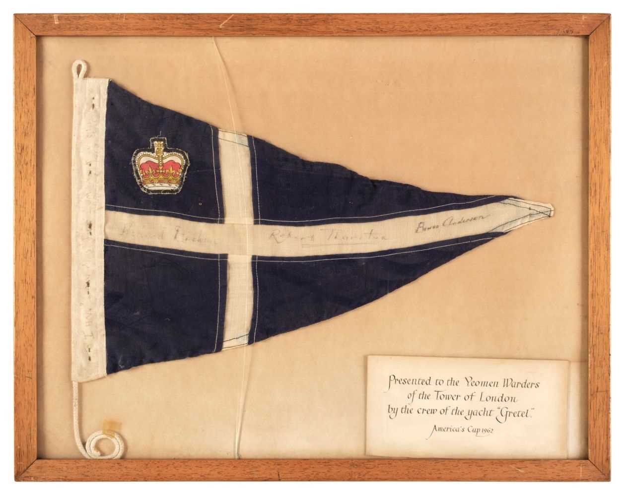 Lot 224 - America's Cup. A Royal Sydney Yacht Club pennant