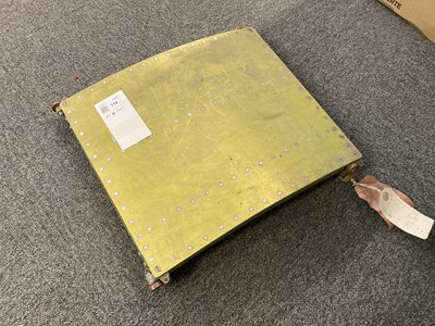 Lot 114 - Aircraft Miscellanea. Various aircraft spares including aluminium fuselage