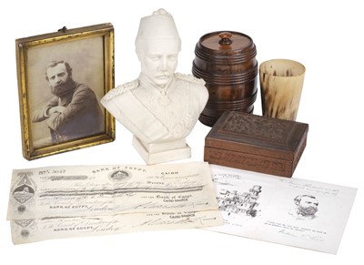 Lot 290 - Gordon (Charles George, 1833-1885). A small archive of documents and objects