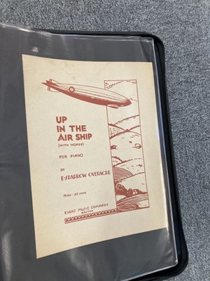 Lot 102 - Sheet Music. Approx. 100 pieces of sheet music with an aviation theme, lmid 19th-early 20th c.