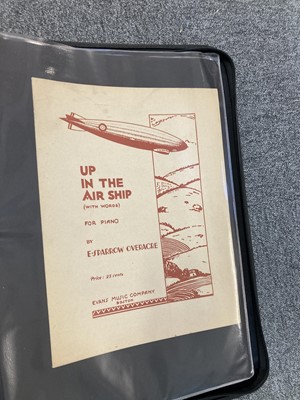 Lot 102 - Sheet Music. Approx. 100 pieces of sheet music with an aviation theme, lmid 19th-early 20th c.