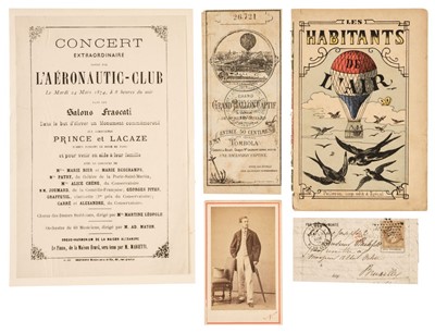 Lot 103 - Siege of Paris Ballon Monte ephemera collection.