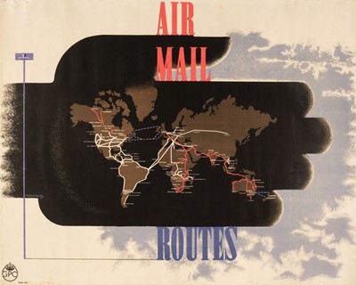 Lot 193 - Kauffer (Edward McKnight, 1890/91-1954). Air Mail Routes, [1935]