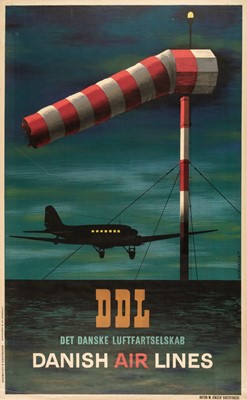 Lot 188 - Andersen (Ib, 1907-1969). DDL Danish Air Lines, [1945]