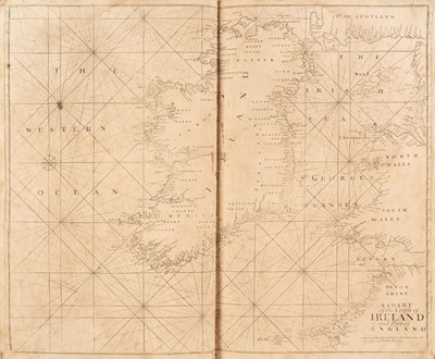 Lot 117 - Mount (Richard & William and Page Thomas.). The English Pilot, parts 1 & 3, 1711