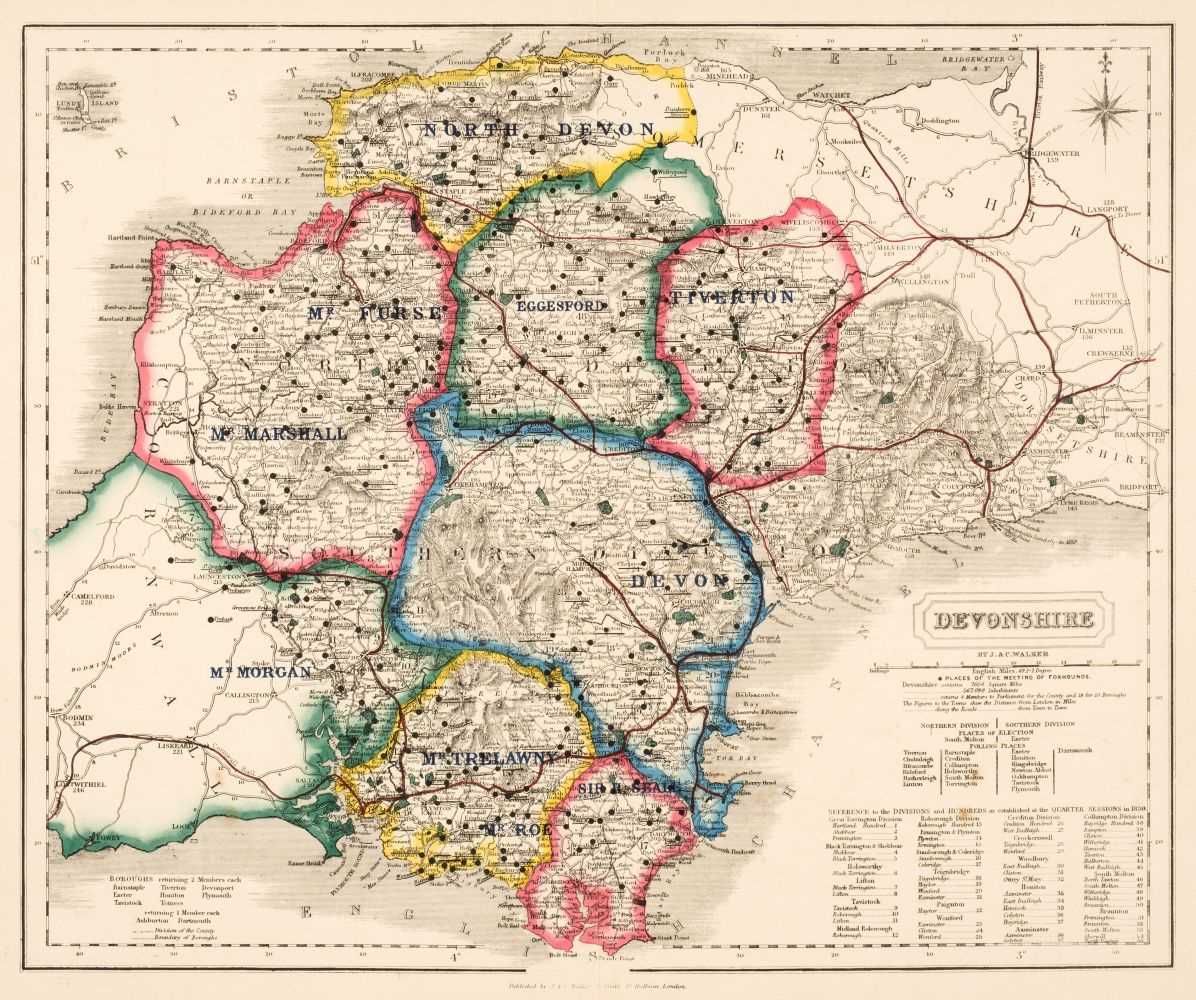 Lot 128 - Walker (J. & C., publishers). Hobson's Fox-Hunting Atlas..., circa 1860