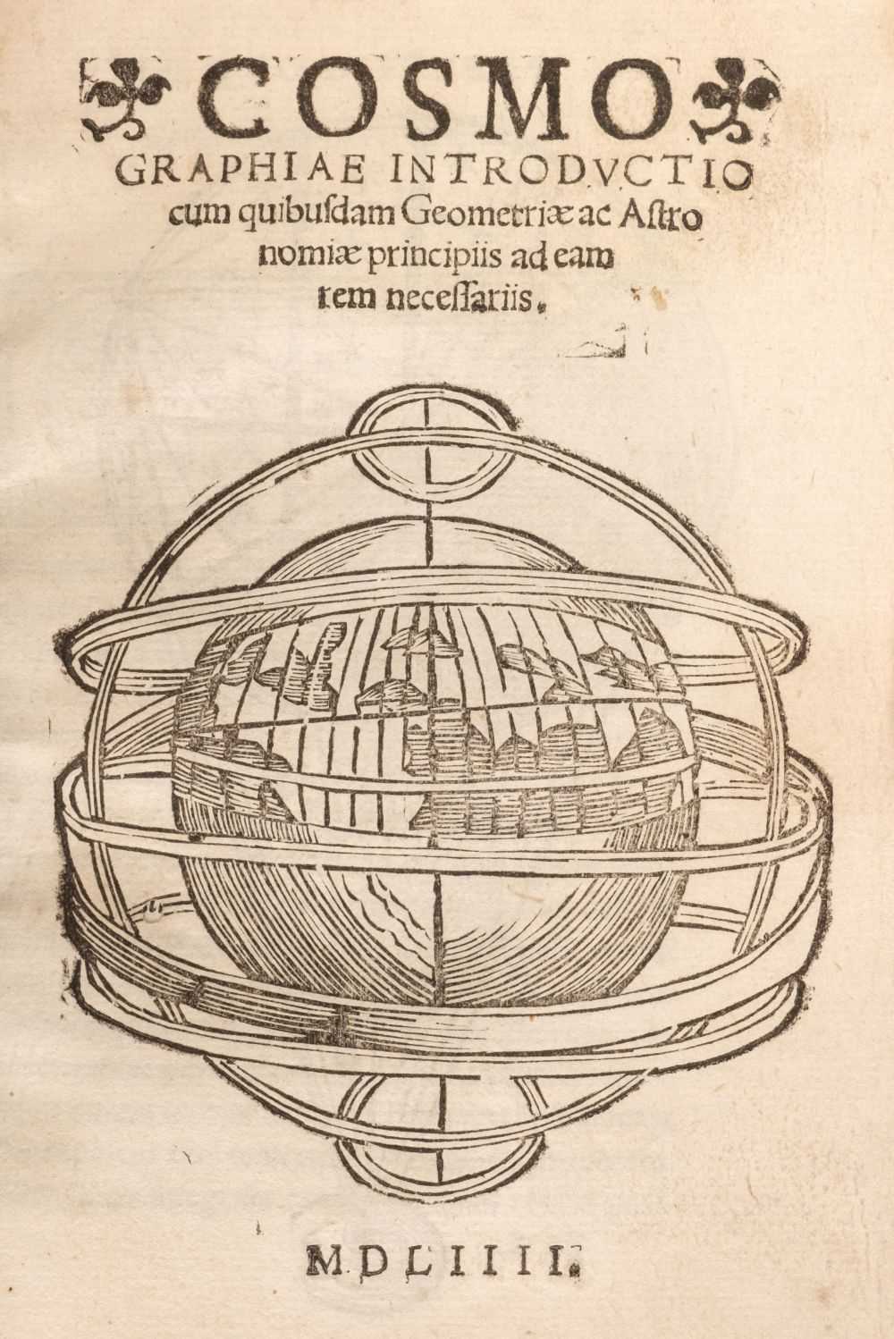 Lot 198 - Apianus (Petrus). Cosmographiae introductio, 1554