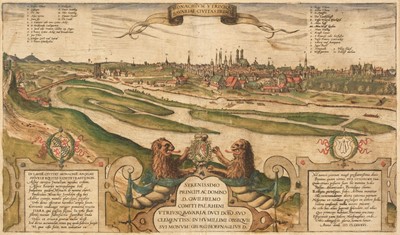Lot 71 - Braun (Georg & Hogenberg Franz). Monachium Utriusque Bavariae Civitas Primar, circa 1580