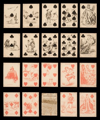 Lot 261 - English playing cards. Comic Fortune Telling Cards, Reynolds & Sons, circa 1863