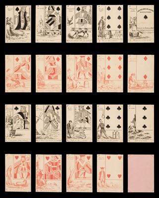 Lot 260 - English playing cards. Comic Conversation Cards, Joseph Reynolds & Sons, circa 1860