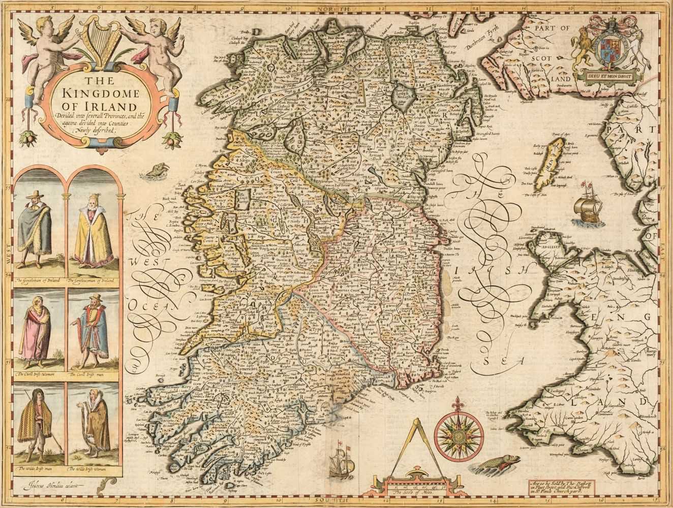 Lot 99 - Ireland. Speed (John), The Kingdome of Irland..., Thomas Bassett & Richard Chiswell, [1676]