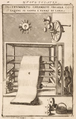 Lot 205 - Zonca (Vittorio). Novo Teatro di Machine et Edificii per varie et sicure operationi, 2nd ed., 1621