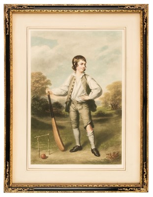 Lot 137 - Busiere (Louis). The Cricketing Boy, A Portrait of Master Louis Cage, Henry Graves,  1929