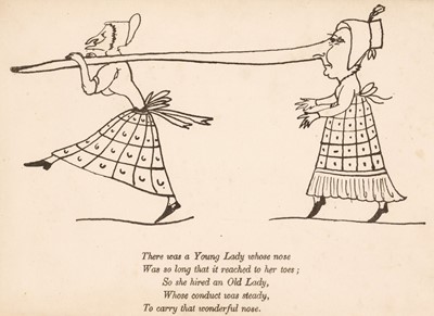 Lot 410 - Lear (Edward). Book of Nonsense, 2nd edition [Thomas McLean, 1855]