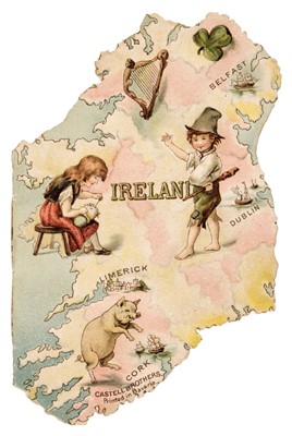 Lot 421 - Shape book. England and Ireland, by M.G., Castell Brothers, printed in Bavaria, circa 1890