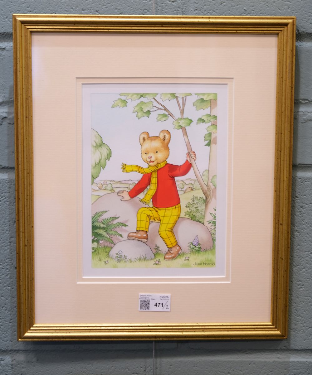 Lot 471 - Harrold (John, 1947-). Rupert Bear, original