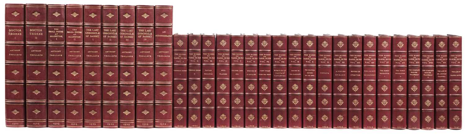 Lot 162 - Defoe (Daniel). The Novels and Miscellaneous Works, 20 volumes, Oxford, 1840-41