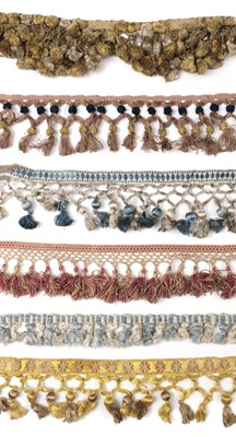 Lot 696 - Passementerie. A collection of lengths of fringing, 17th-19th century