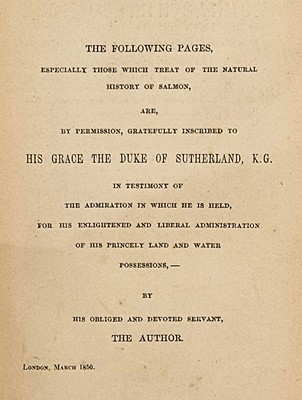 Lot 68 - Young (Andrew). The Book of the Salmon, 1850