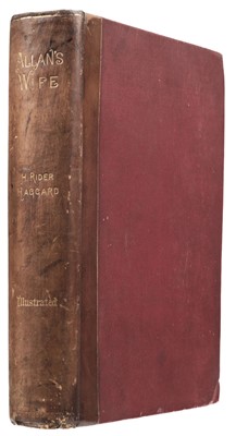 Lot 573 - Haggard (H. Rider). Allan's Wife, 1st edition, Large Paper copy, 1889