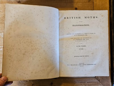 Lot 54 - Humphreys (Henry & Westwood, John). British Moths and their Transformations, 2 vols., 1844