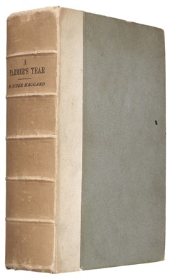 Lot 581 - Haggard (H. Rider). A Farmer's Year, 1st edition, Large Paper copy, 1899