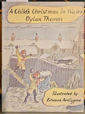 Lot 500 - Ardizzone (Edward, illustrrator). A Child's Christmas in Wales, by Dylan Thomas, 1978