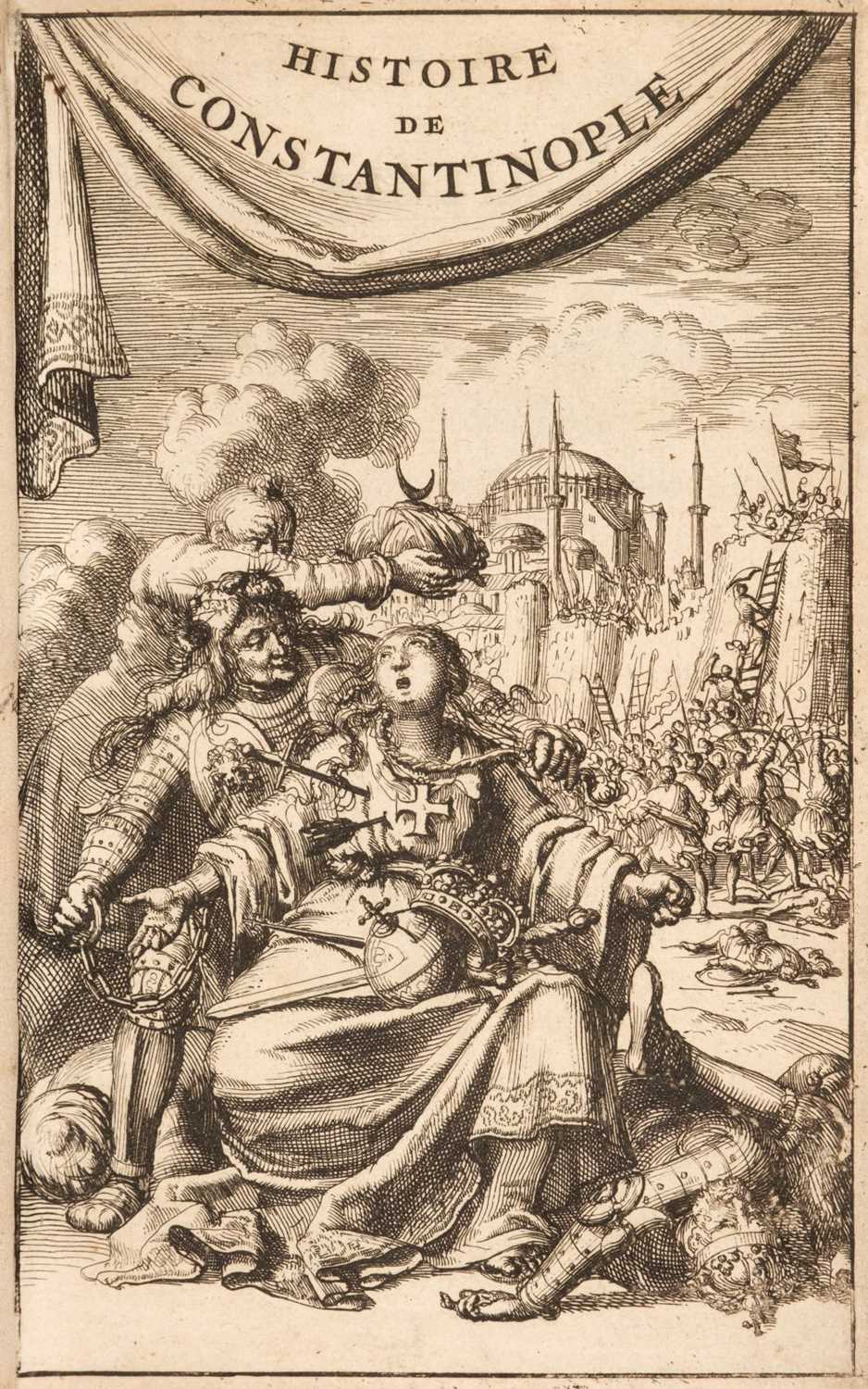 Lot 10 - Cousin (Louis). Histoire de Constantinople, 8 volumes, 2nd edition, 1685