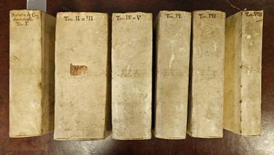 Lot 10 - Cousin (Louis). Histoire de Constantinople, 8 volumes, 2nd edition, 1685