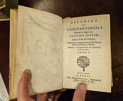 Lot 10 - Cousin (Louis). Histoire de Constantinople, 8 volumes, 2nd edition, 1685
