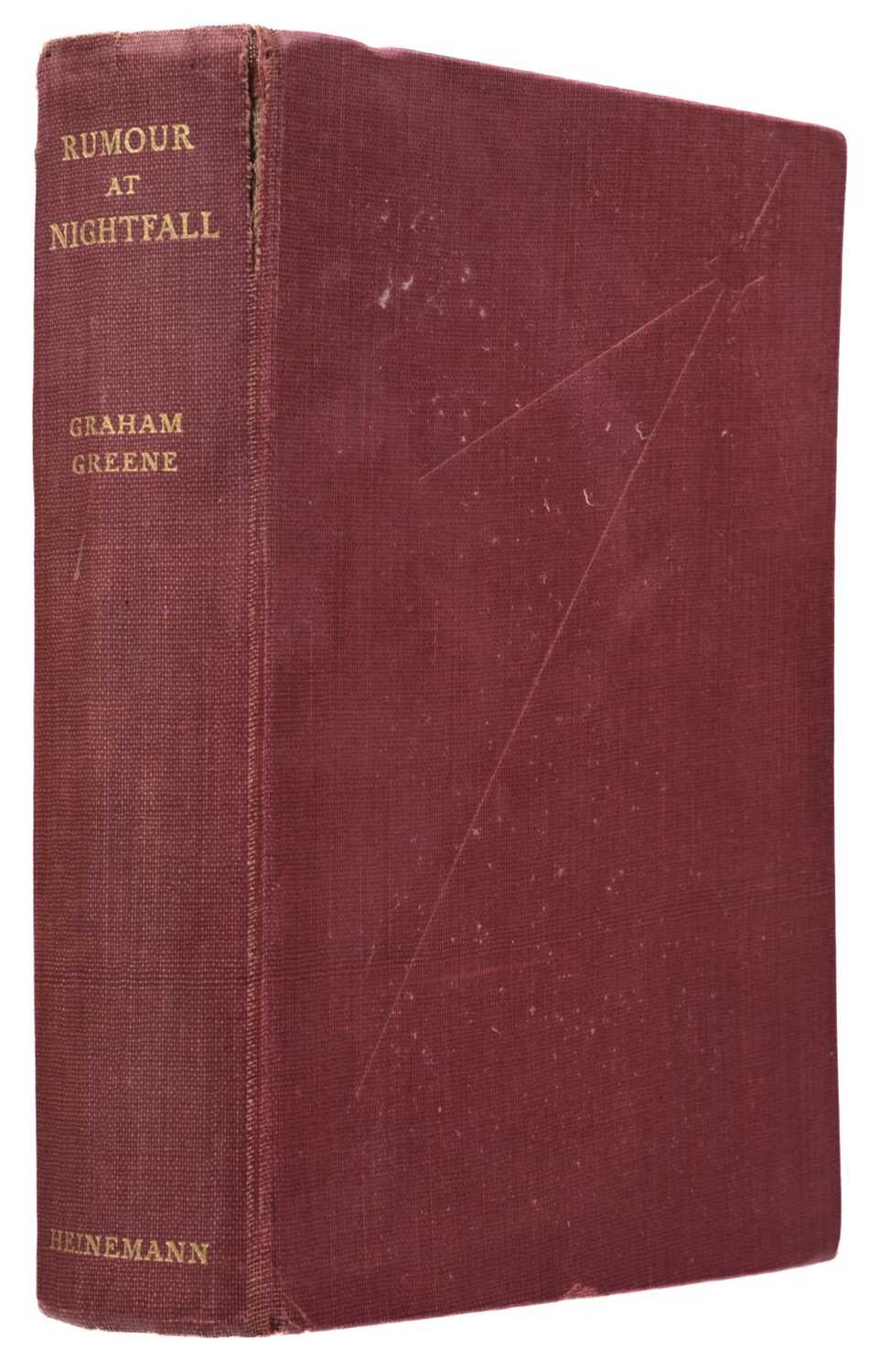 Lot 734 - Greene (Graham). Rumour at Nightfall, 1st edition, London: Heinemann, 1931