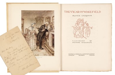 Lot 541 - Rackham (Arthur, illustrated). The Vicar of Wakefield, London: George. G. Harrap, 1929
