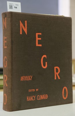 Lot 708 - Cunard (Nancy, editor). Negro, Anthology made by Nancy Cunard, 1st edition, 1934