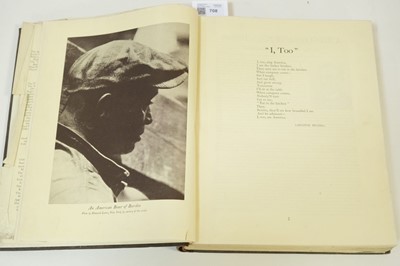 Lot 708 - Cunard (Nancy, editor). Negro, Anthology made by Nancy Cunard, 1st edition, 1934