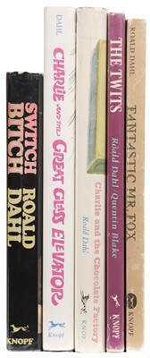 Lot 714 - Dahl (Roald). Switch Bitch, 1st US edition, signed, New York: Alfred A. Knopf, 1974, and others