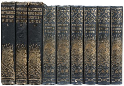 Lot 57 - Morris (F. O.). A History of British Birds, 6 volumes, 2nd edition, 1870