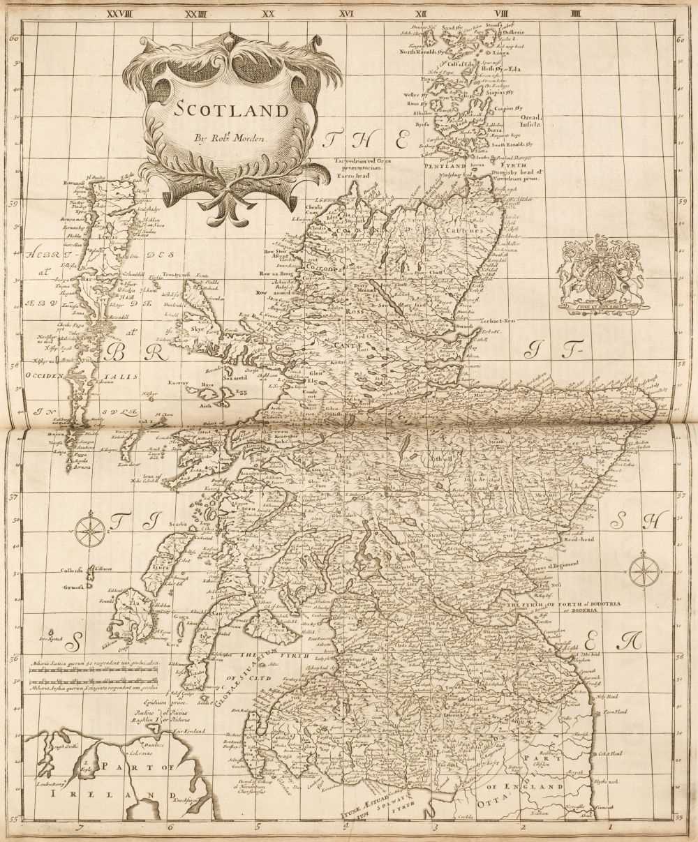 Lot 26 - Camden (William). Camden's Britannia, Newly Translated into English..., 1695