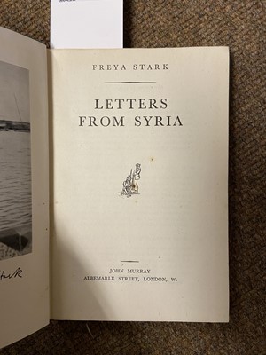 Lot 14 - Stark (Freya). Letters from Syria, London: John Murray, 1942