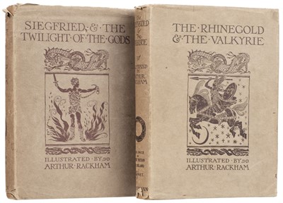 Lot 548 - Rackham (Arthur, illustrator). The Rhinegold & The Valkyrie, London: William Heinemann, 1910