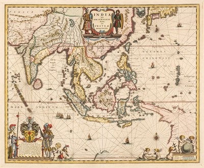 Lot 85 - East Indies. Blaeu (W. J.), India quae Orientalis dicitur et Insulae adjacentes, circa 1640