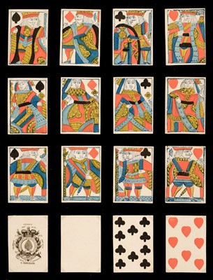 Lot 281 - English playing cards. Standard pattern, Thomas Wheeler, circa 1802