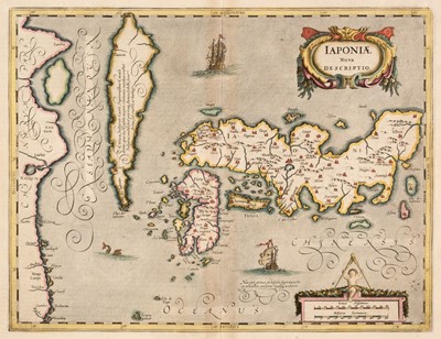 Lot 103 - Japan. Mercator (Gerard, Hondius H.  & Jansson Jan), Japoniae Nova Descriptio, circa 1640