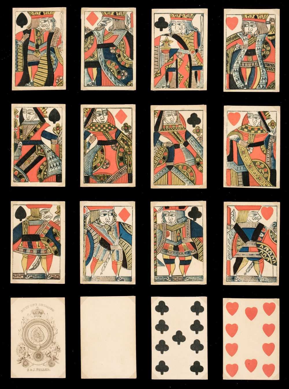 Lot 279 - English playing cards. Standard pattern type