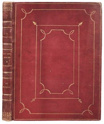 Lot 40 - Stowe, Buckinghamshire. Stowe. A Description of the House and Gardens, 1820