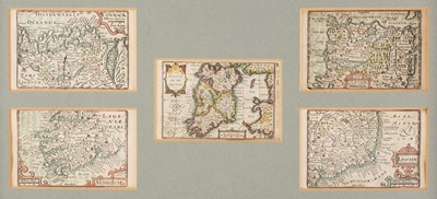 Lot 100 - Ireland. Van den Keere (Pieter). Five Maps of Ireland, circa 1627