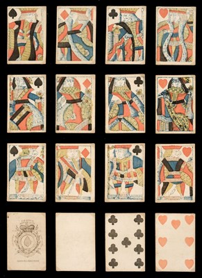 Lot 276 - English playing cards. Standard pattern type I, Gibson & Gisborne, circa 1795