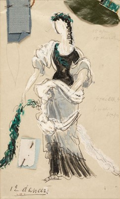 Lot 362 - English School. A Collection of 15 drawings for opera and ballet costumes, circa mid-20th century