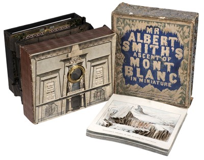 Lot 436 - Mont Blanc peepshow. Mr Albert Smith's Ascent of Mont Blanc in Miniature, 1854